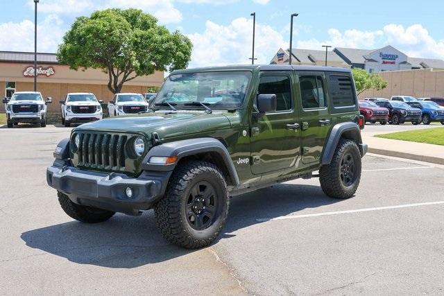 used 2021 Jeep Wrangler Unlimited car, priced at $27,000