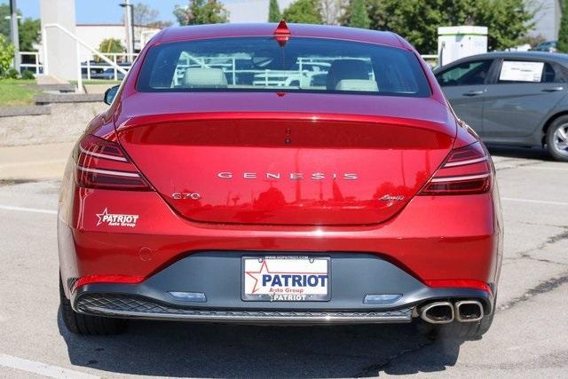 used 2023 Genesis G70 car, priced at $28,000