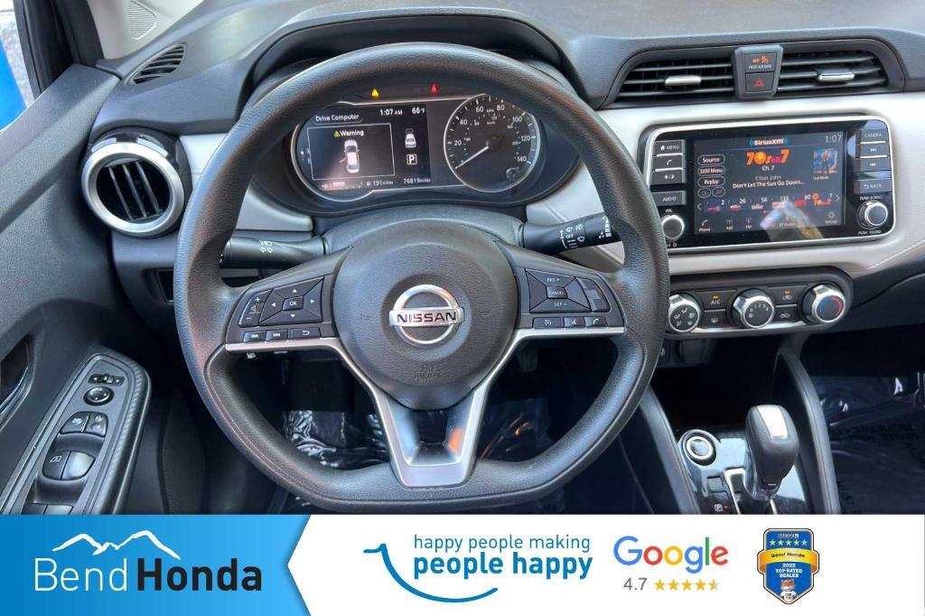 used 2021 Nissan Versa car, priced at $13,696