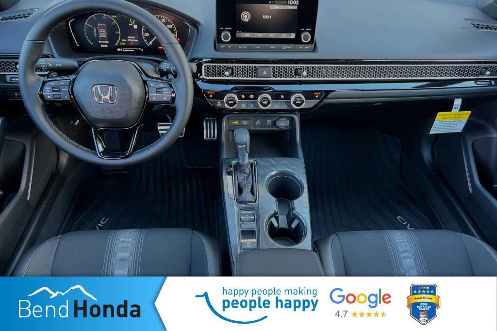 new 2025 Honda Civic Hybrid car, priced at $30,300