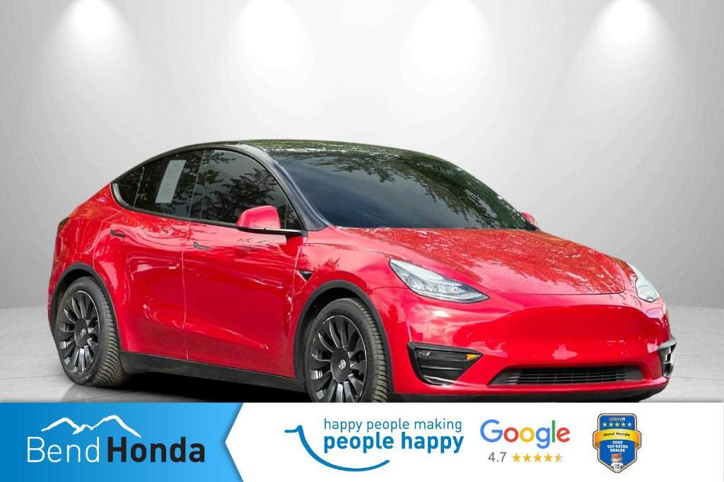used 2020 Tesla Model Y car, priced at $27,990
