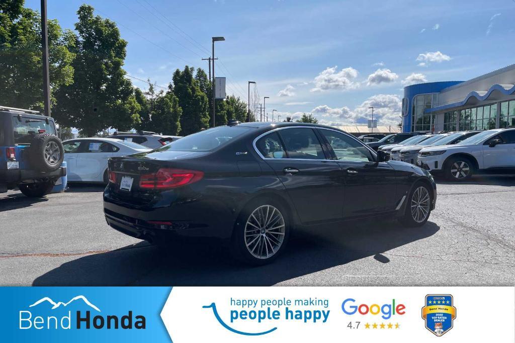 used 2018 BMW 530e car, priced at $24,990