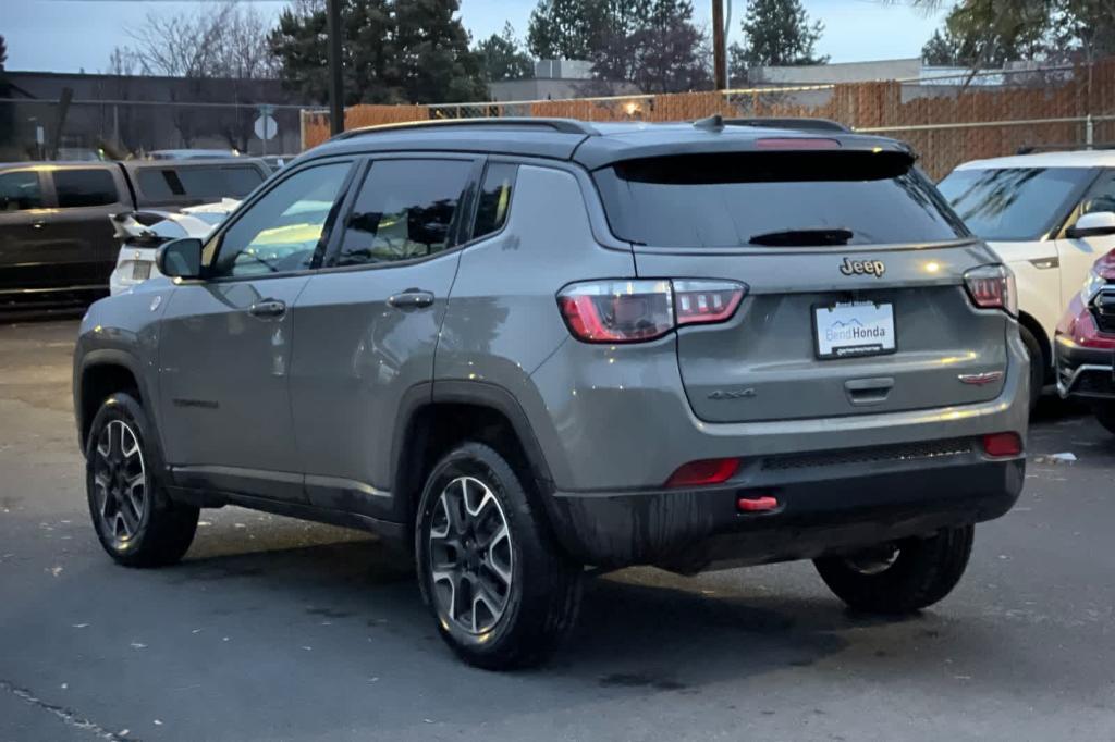 used 2021 Jeep Compass car, priced at $19,990