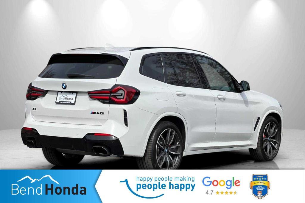 used 2022 BMW X3 car, priced at $43,990