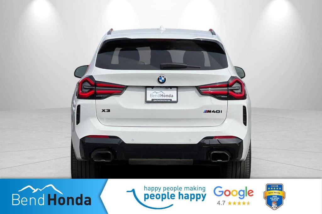 used 2022 BMW X3 car, priced at $43,990