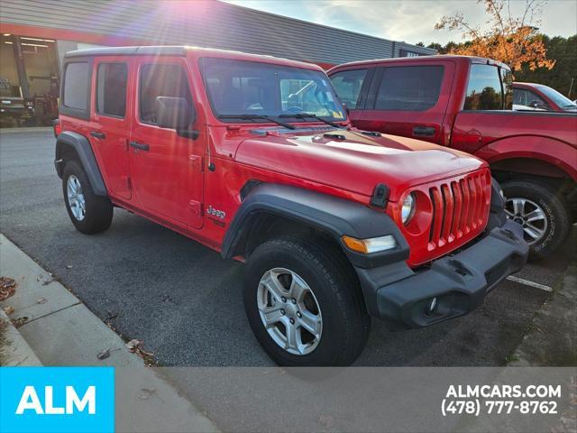 used 2021 Jeep Wrangler Unlimited car, priced at $22,420