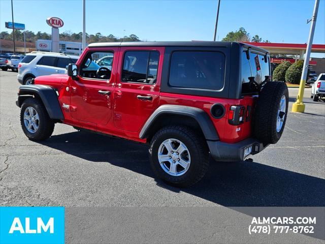 used 2021 Jeep Wrangler Unlimited car, priced at $21,920