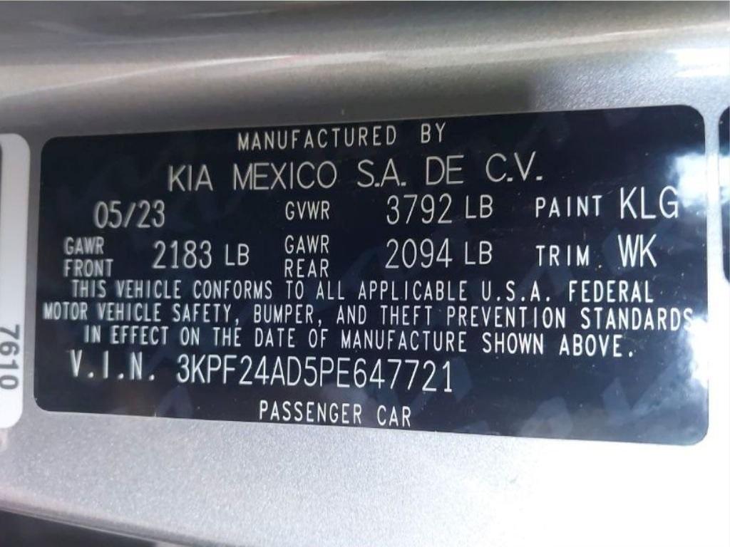 used 2023 Kia Forte car, priced at $14,791