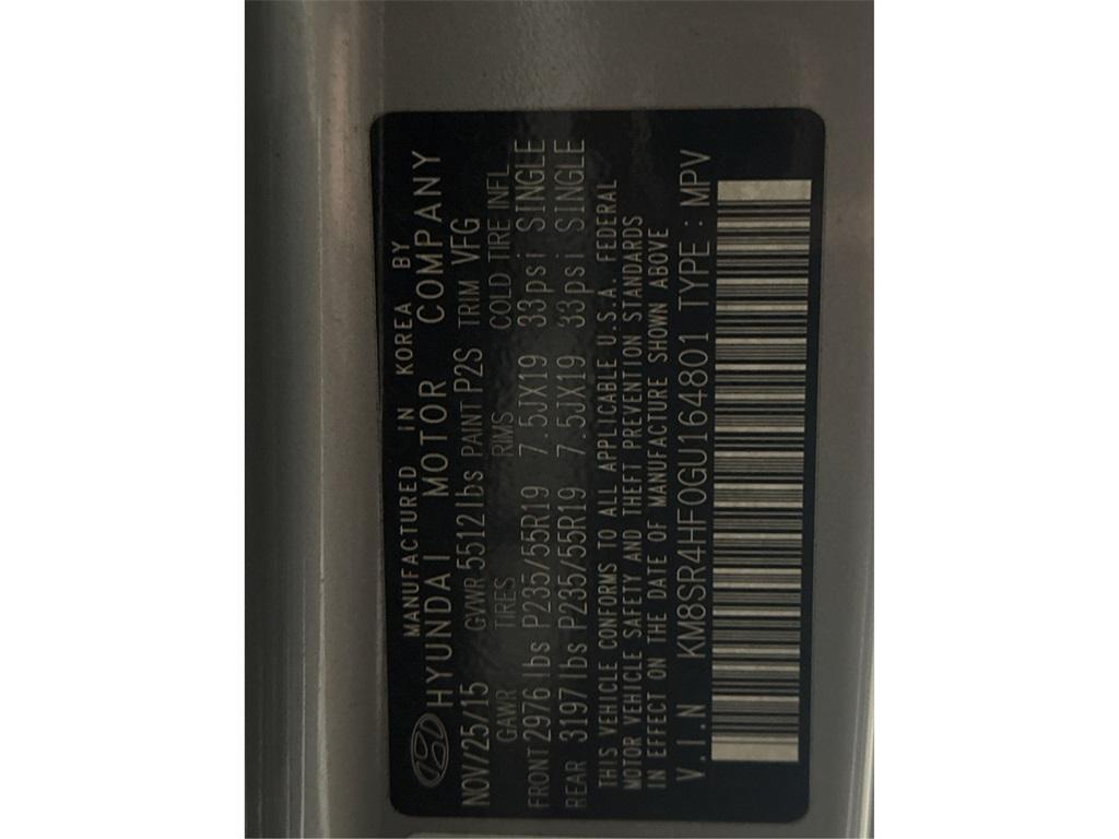 used 2016 Hyundai Santa Fe car, priced at $10,991