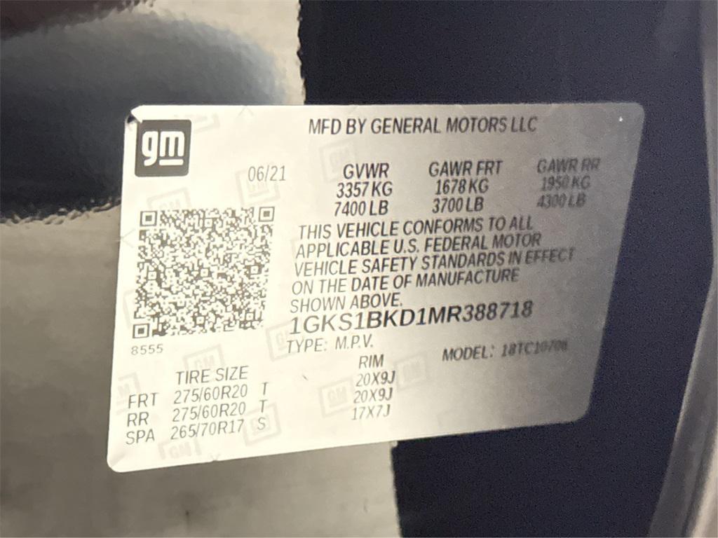 used 2021 GMC Yukon car, priced at $34,991