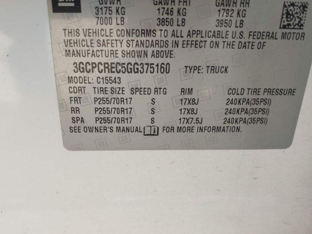 used 2016 Chevrolet Silverado 1500 car, priced at $18,491