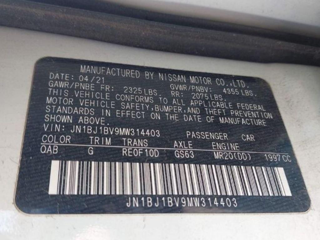 used 2021 Nissan Rogue Sport car, priced at $18,441