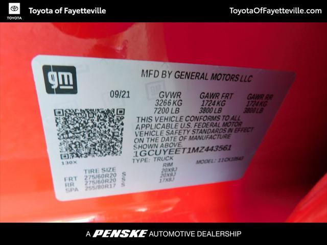 used 2021 Chevrolet Silverado 1500 car, priced at $37,967