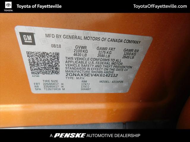used 2019 Chevrolet Equinox car, priced at $15,990