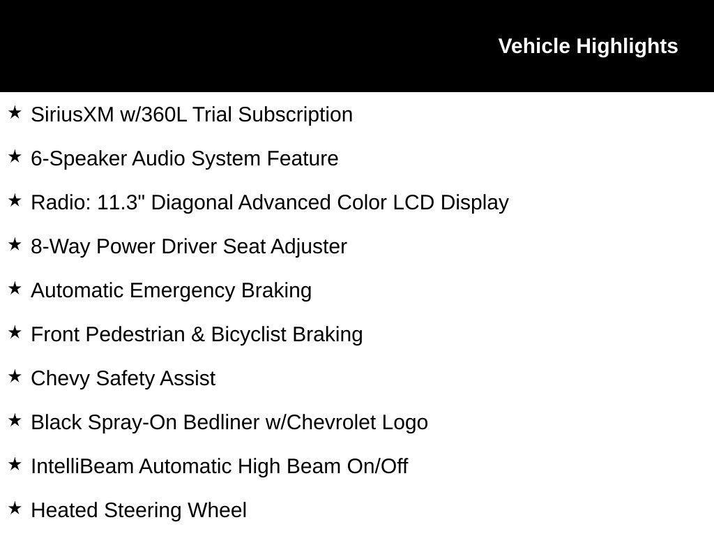 new 2026 Chevrolet Colorado car, priced at $42,608