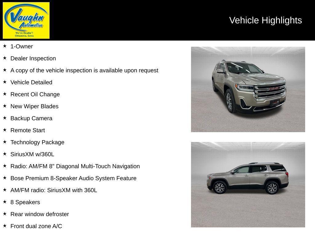 used 2022 GMC Acadia car, priced at $26,899