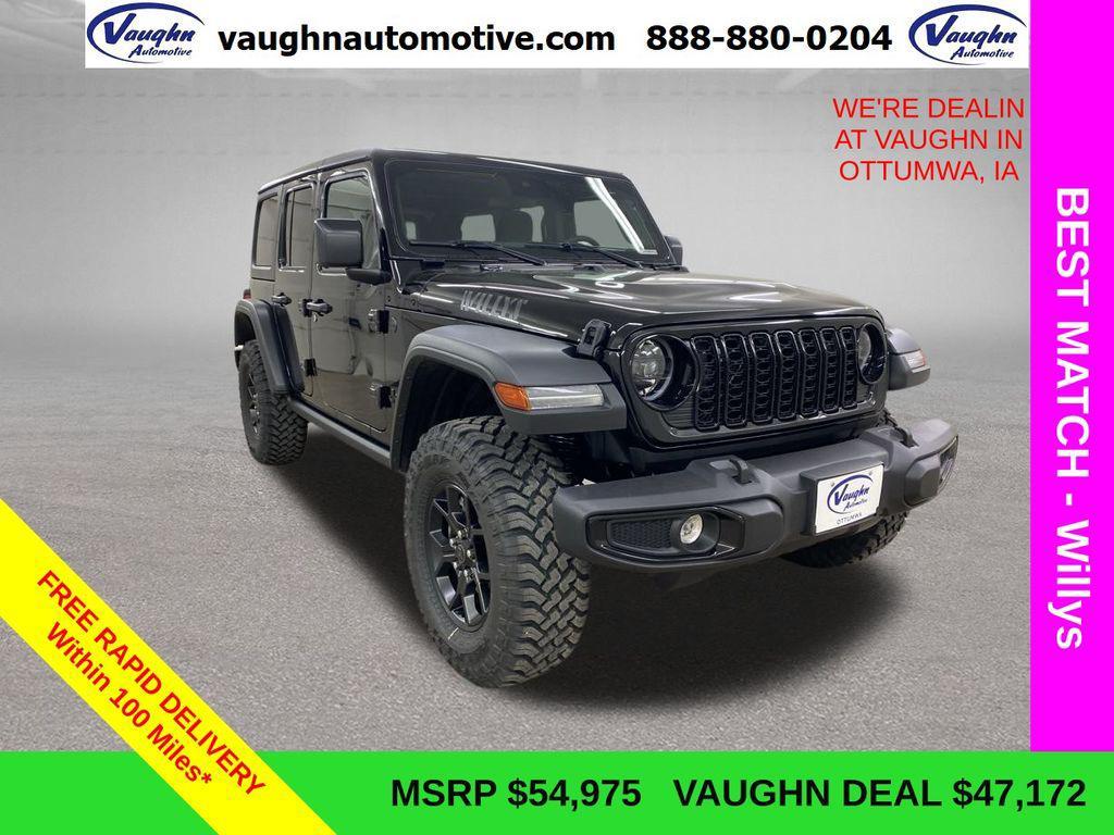 new 2025 Jeep Wrangler car, priced at $47,172