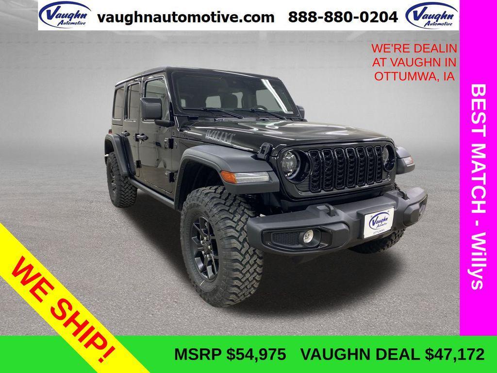 new 2025 Jeep Wrangler car, priced at $47,172