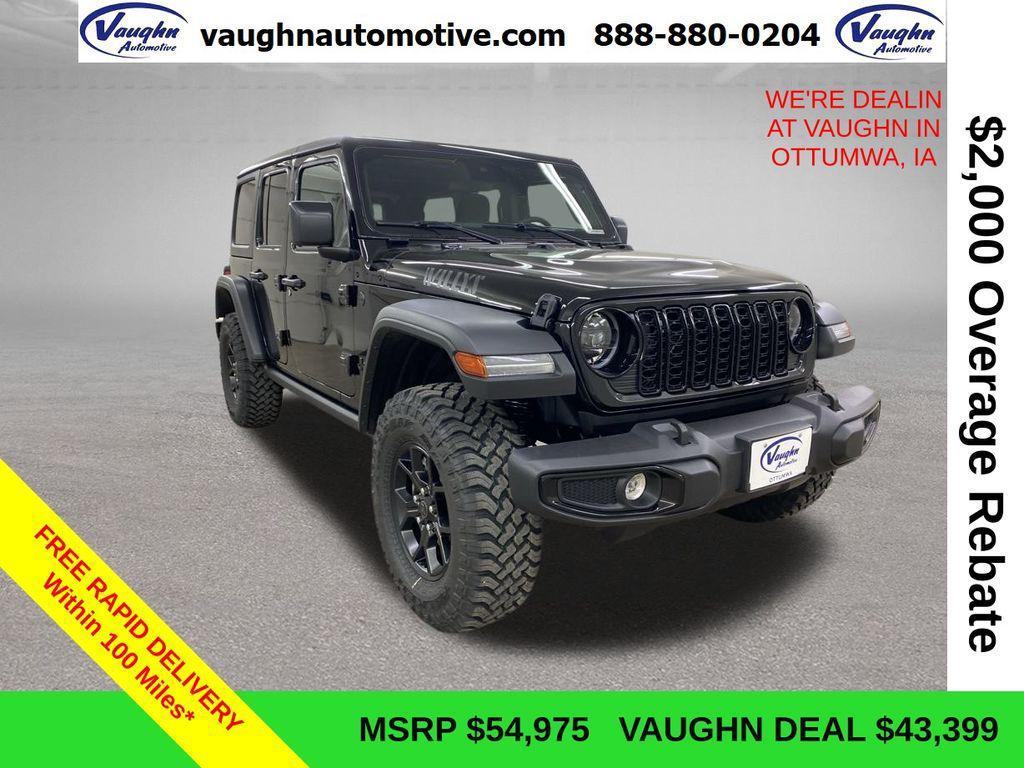 new 2025 Jeep Wrangler car, priced at $43,399