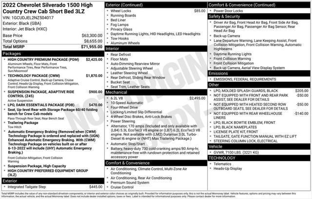 used 2022 Chevrolet Silverado 1500 car, priced at $46,759