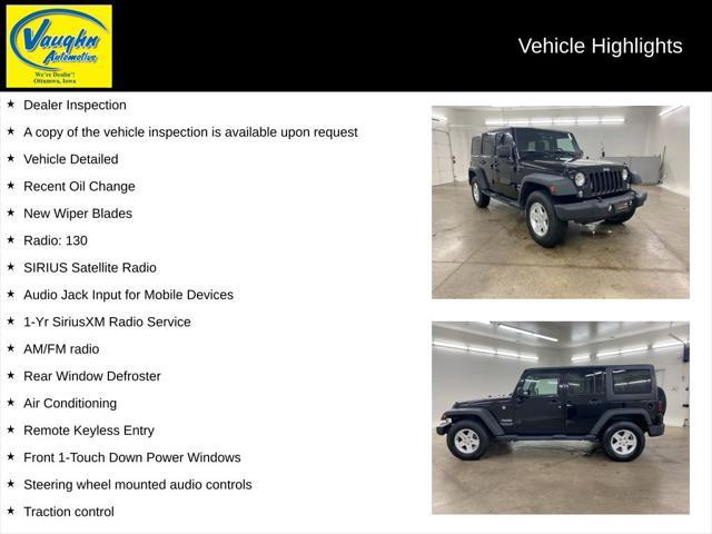 used 2017 Jeep Wrangler Unlimited car, priced at $21,999