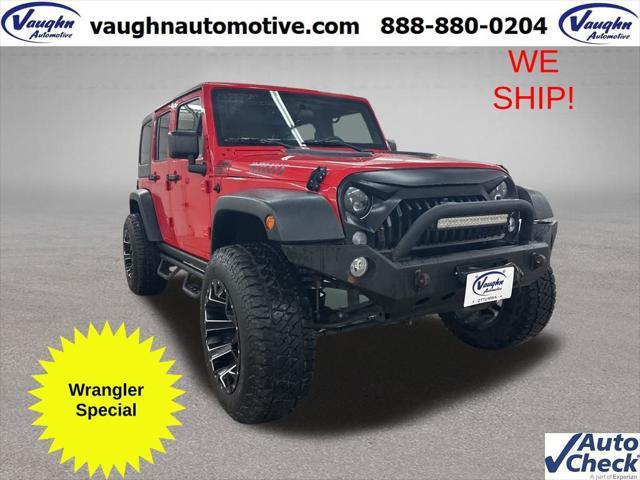 used 2017 Jeep Wrangler Unlimited car, priced at $22,999