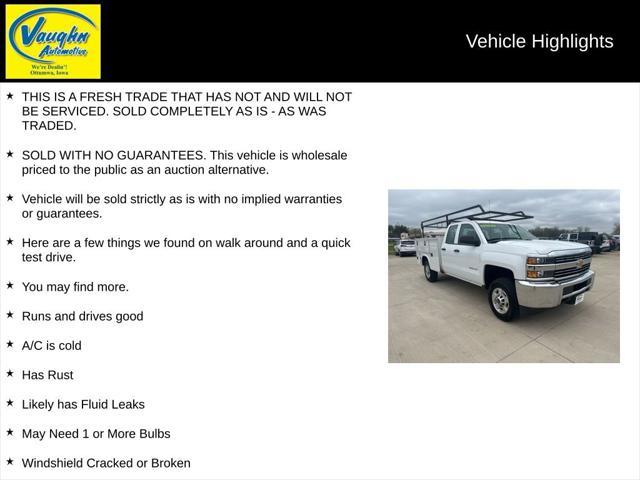 used 2016 Chevrolet Silverado 2500 car, priced at $9,500