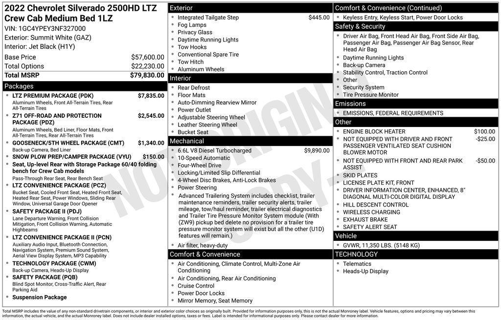 used 2022 Chevrolet Silverado 2500 car, priced at $48,868