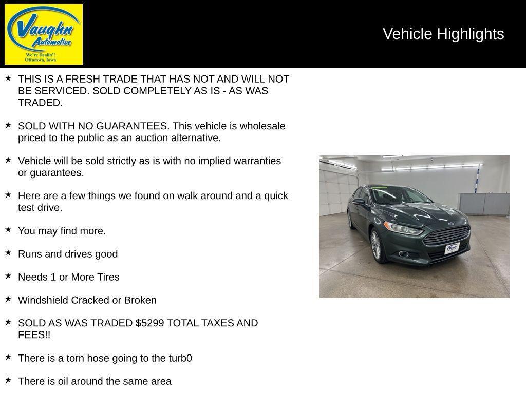 used 2015 Ford Fusion car, priced at $5,299