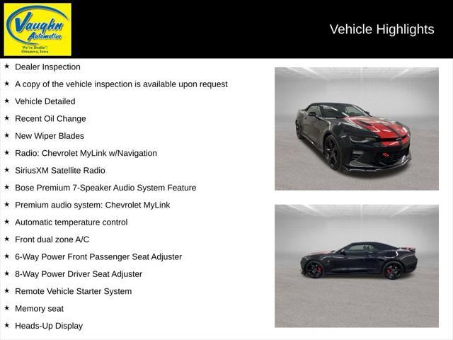 used 2018 Chevrolet Camaro car, priced at $37,999