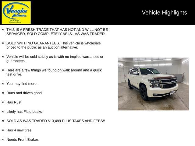 used 2015 Chevrolet Tahoe car, priced at $13,499