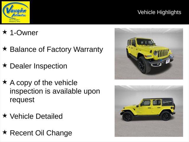 used 2023 Jeep Wrangler 4xe car, priced at $34,999