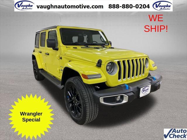 used 2023 Jeep Wrangler 4xe car, priced at $34,999