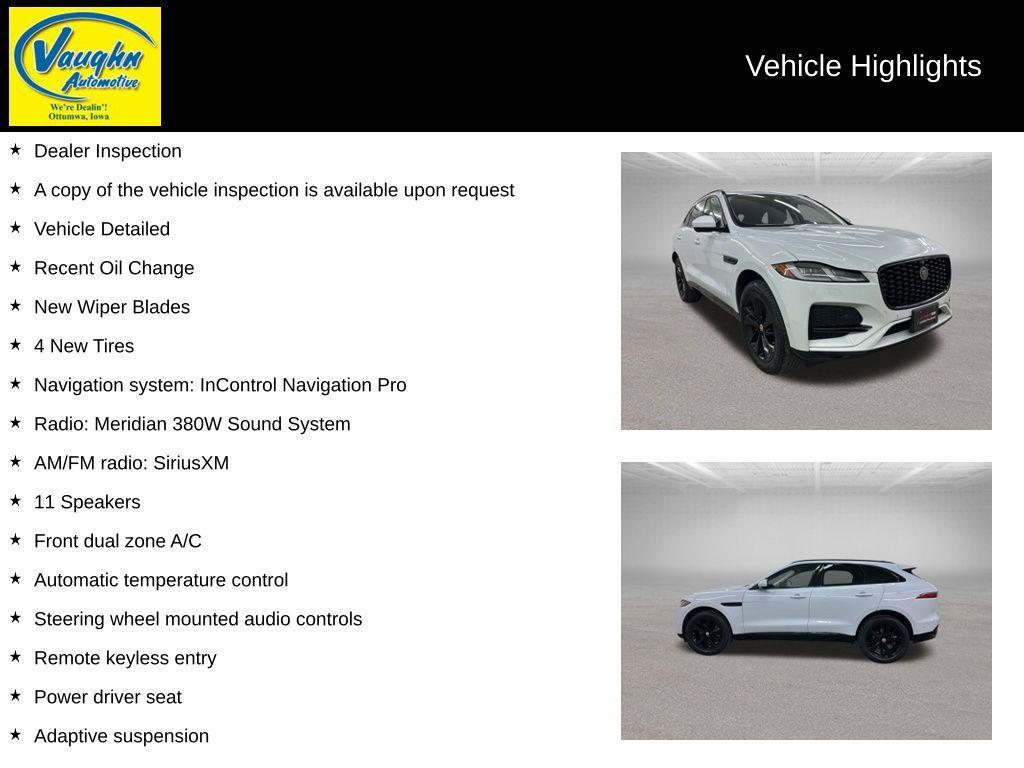 used 2021 Jaguar F-PACE car, priced at $31,699