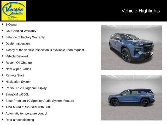 used 2024 Chevrolet Traverse car, priced at $52,499