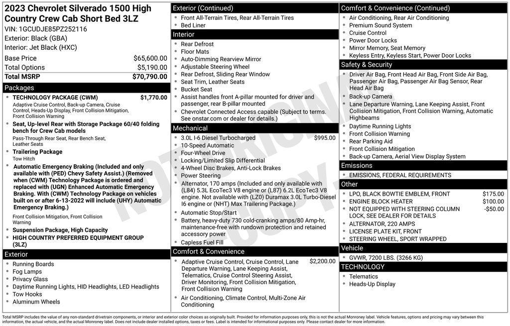 used 2023 Chevrolet Silverado 1500 car, priced at $50,999
