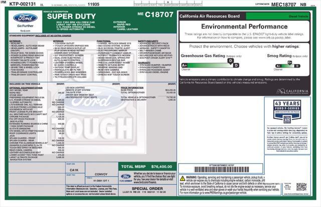 used 2021 Ford F-350 car, priced at $52,999