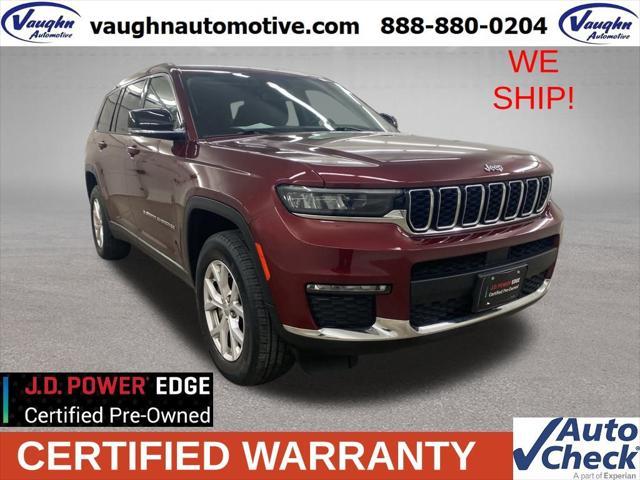 used 2021 Jeep Grand Cherokee L car, priced at $30,999