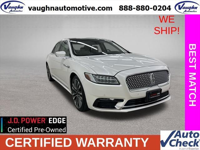used 2019 Lincoln Continental car, priced at $25,999