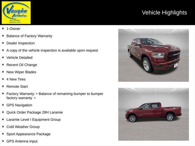 used 2022 Ram 1500 car, priced at $39,392