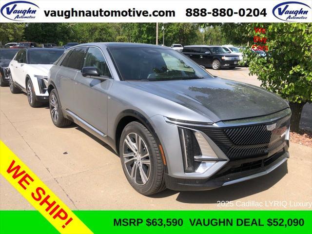 new 2025 Cadillac LYRIQ car, priced at $52,090