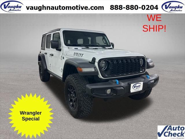 used 2024 Jeep Wrangler 4xe car, priced at $38,999