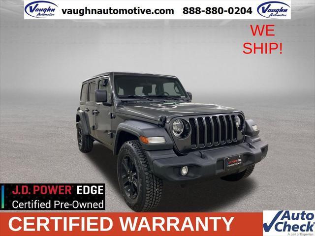 used 2021 Jeep Wrangler Unlimited car, priced at $28,499