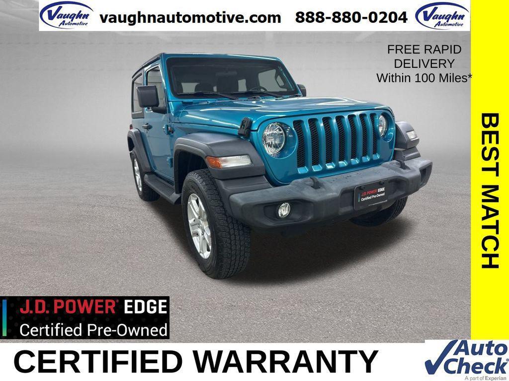 used 2020 Jeep Wrangler car, priced at $19,899