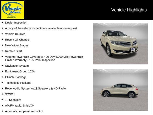 used 2016 Lincoln MKX car, priced at $14,499