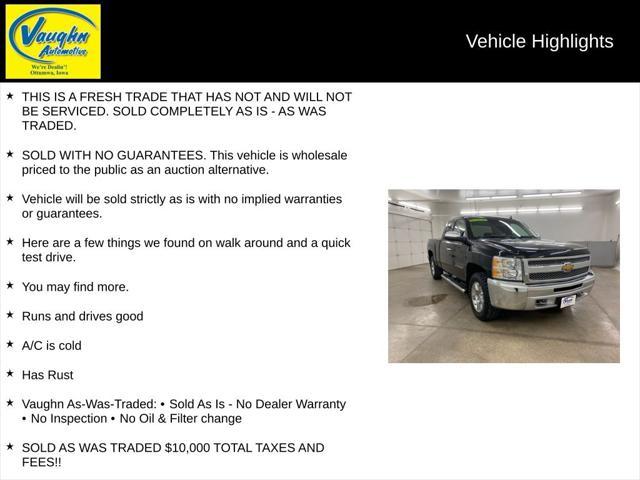 used 2012 Chevrolet Silverado 1500 car, priced at $10,000