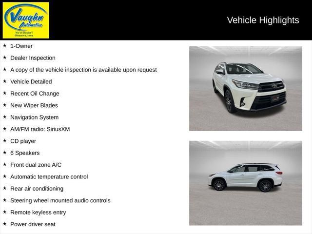 used 2018 Toyota Highlander car, priced at $23,999