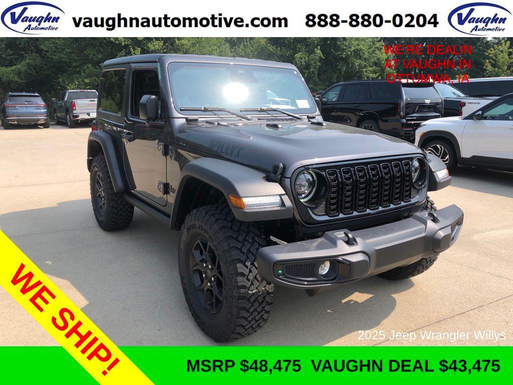 new 2025 Jeep Wrangler car, priced at $43,475