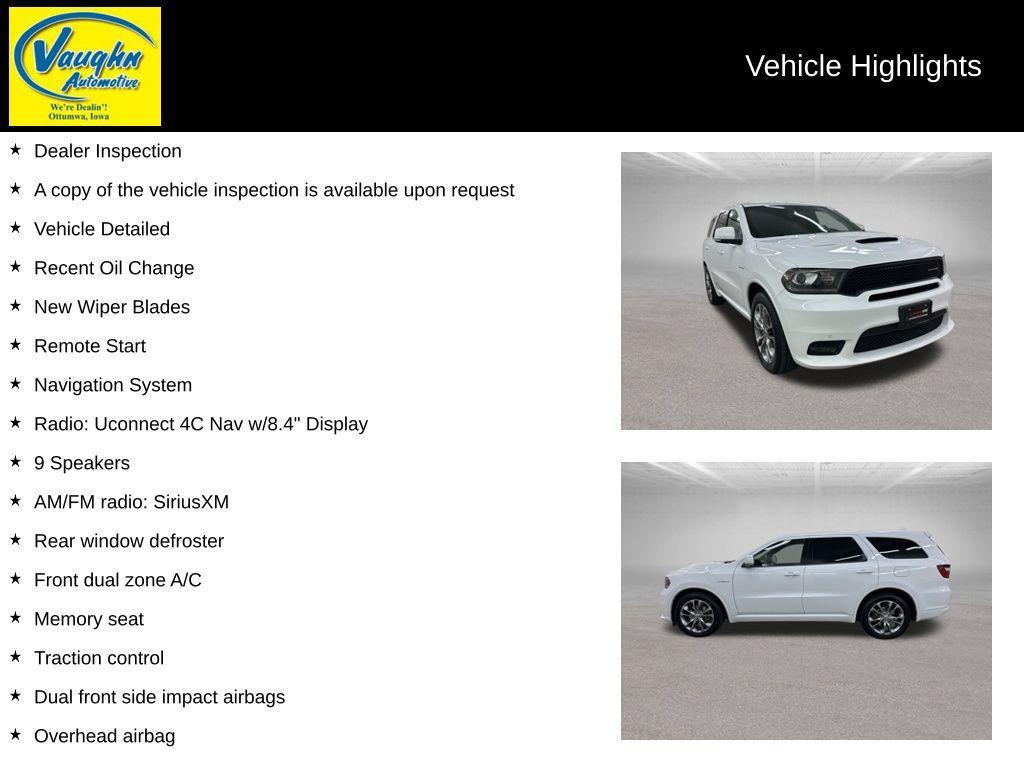 used 2020 Dodge Durango car, priced at $27,999