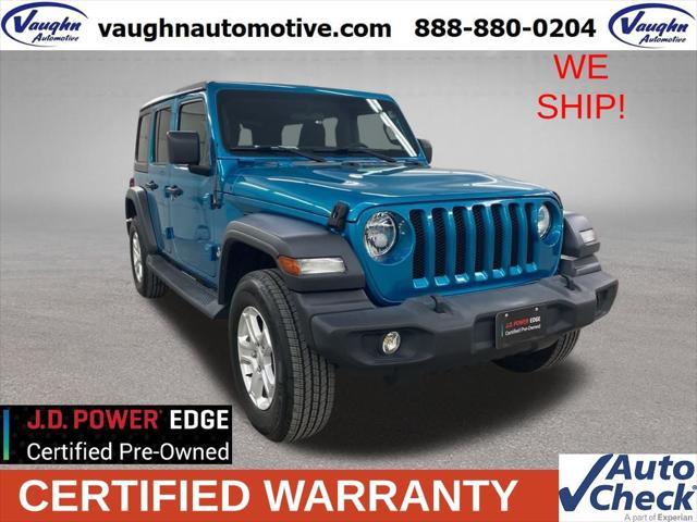 used 2020 Jeep Wrangler Unlimited car, priced at $27,299